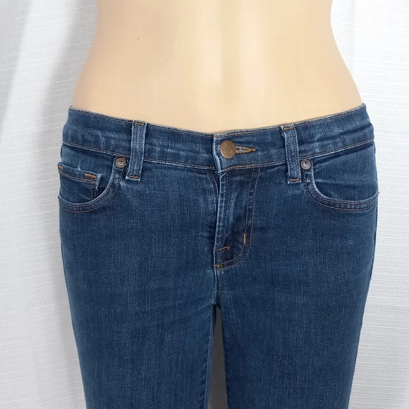 J BRAND PURE Navy Blue Denim Skinny Leg Jeans WornButNotWornOut - Picture 12 of 15
